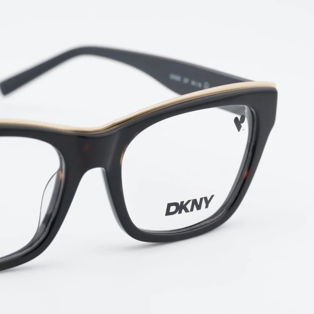 DKNY DK5063 237 Eyeglasses - Havana/Black 54mm Square Frame